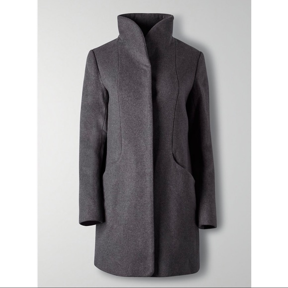 Aritzia Jackets & Blazers - Aritzia WILFRED The Cocoon Coat Charcoal Gray